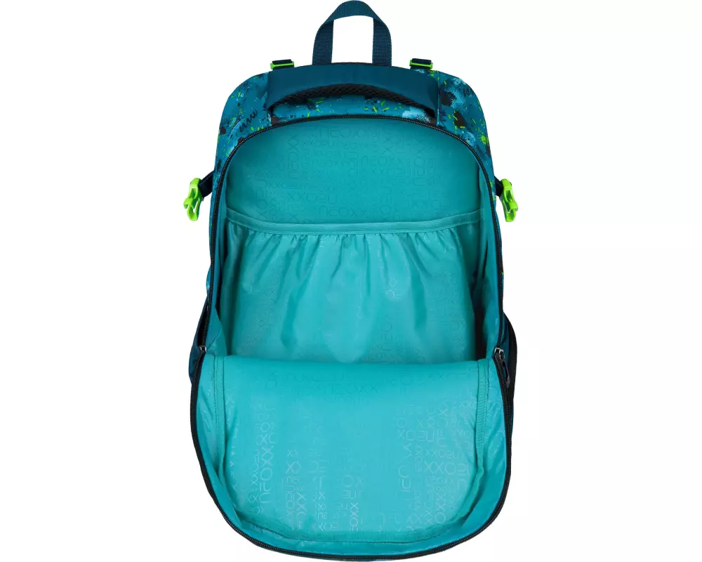 Neoxx Schulrucksack Active Pro, 26 l, Petrol Extreme