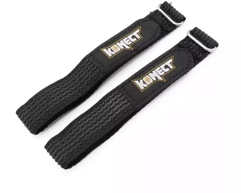 Konect Akku-Klettband 250 mm, 2 Stück