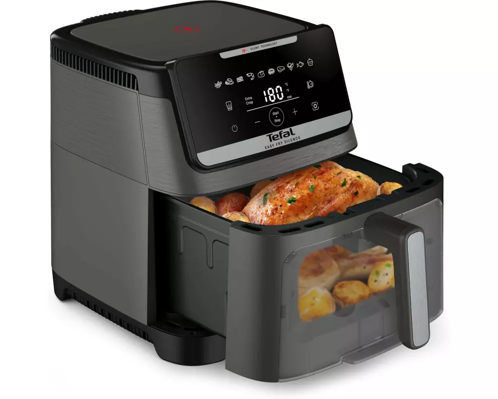 Tefal Heissluft-Fritteuse Easy Fry Silence XXL EY846HE0 7 l