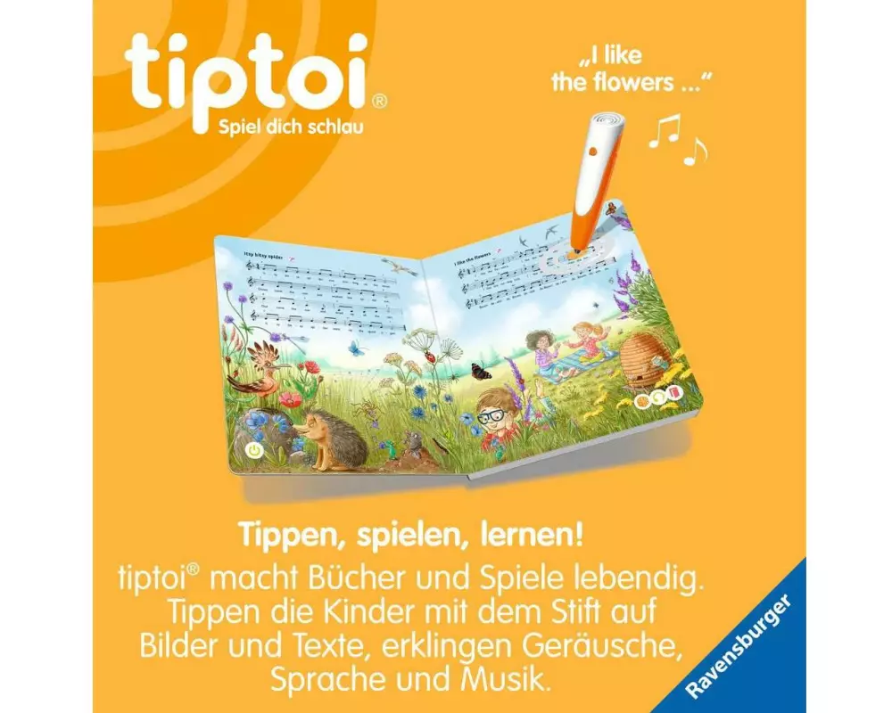 tiptoi Lernbuch Meine schönsten englischen Kinderlieder 3-6 Jahre