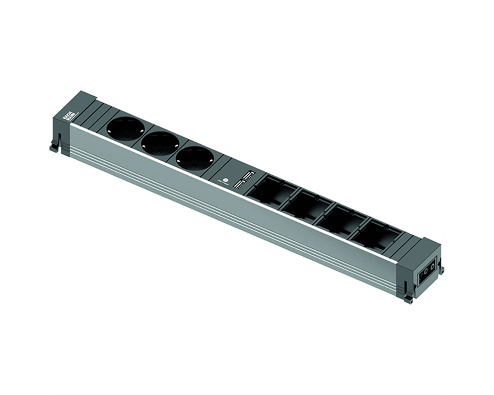 BACHMANN CONF 3x CEE7/3 1x USB Charger