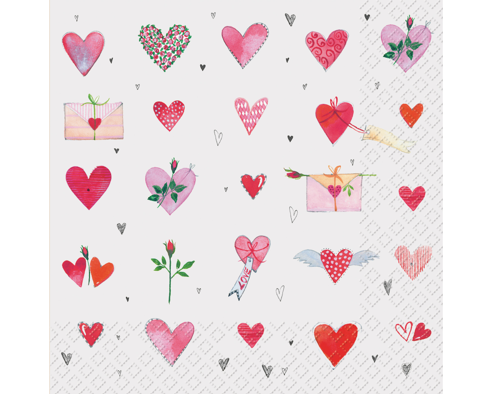 STEWO Servietten 33x33cm 2572676720 Svenja rt 20 Stück