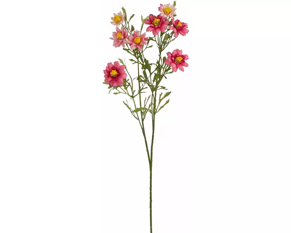 Botanic-Haus Kunstblume Blütenzweig Rosa, 68 cm