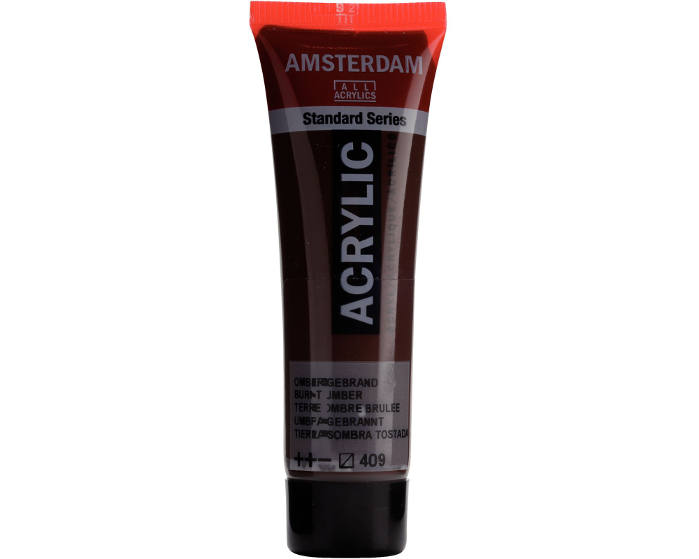 AMSTERDAM Acrylfarbe 20ml 17044090 Umbra Gebrannt 409