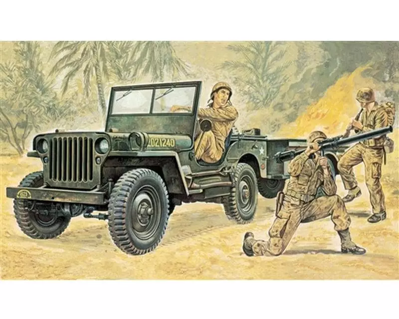 Italeri Bausatz Willys MB Jeep 1:35