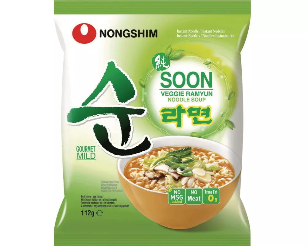 Nongshim Nudelsuppe Soon Veggie 112 g