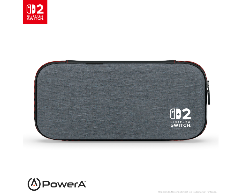 POWER A Slim Protection Case NSCS0528-01 NSW2, Dark Heather Grey