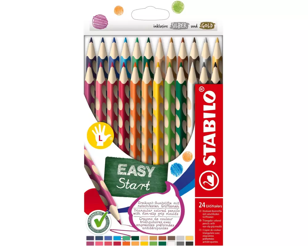 STABILO Farbstifte EASYcolors 24er Etui