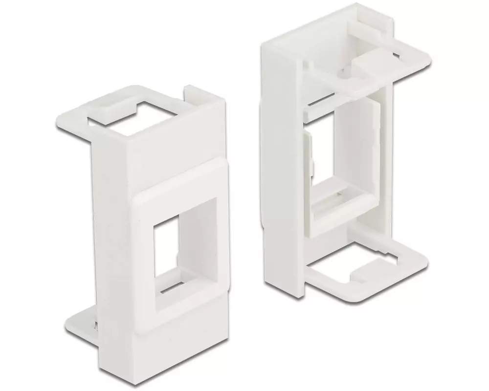 Delock Easy 45 Modul Keystone Halterung weiss/weiss