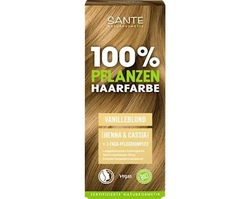 SANTE Pflanzenhaarfarbe Vanilleblond 100 g