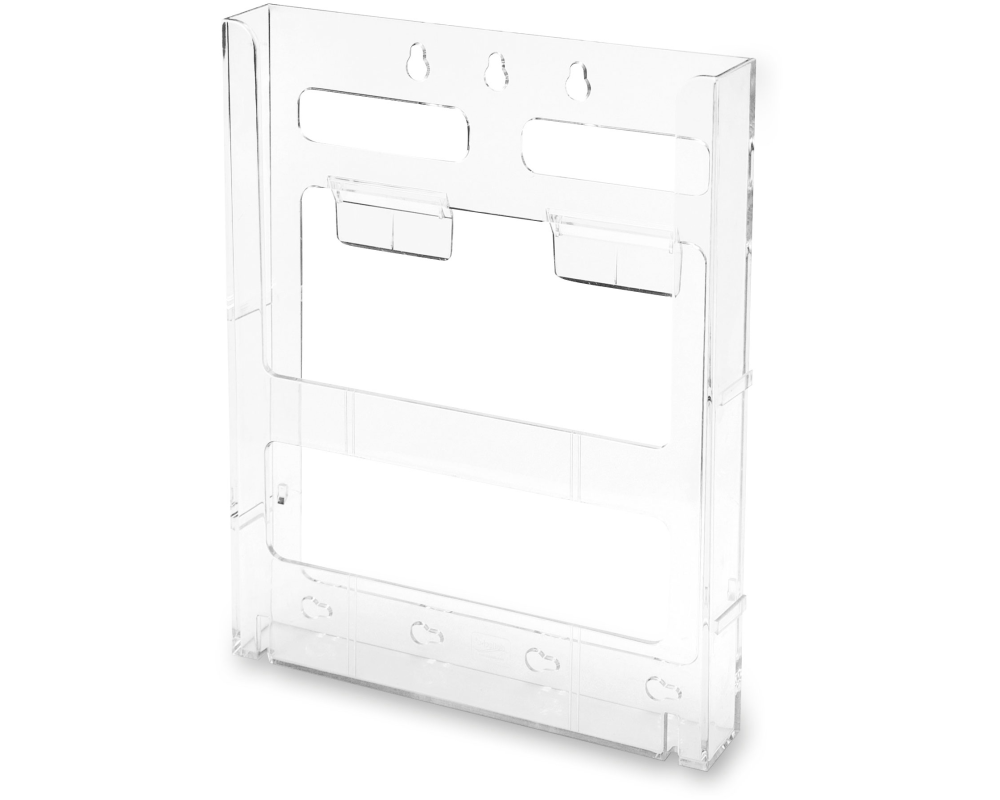 DEFLECTO Prospekthalter Lit-Loc A4 772001 hoch, mit Verrigelung