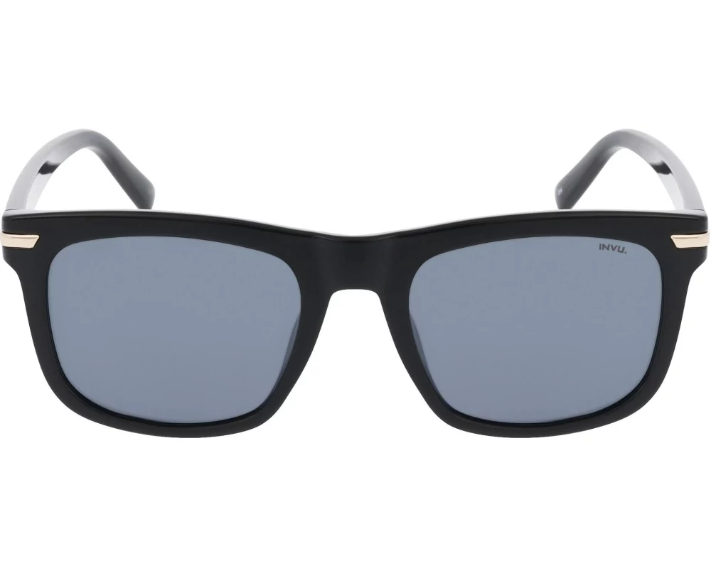 INVU. Sonnenbrille Ione Black, polarisiert mit Etui