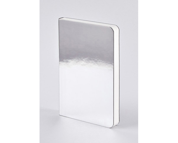 NUUNA Notizbuch Shiny Starlet A6 53962 Silver,Punkte,176 S.