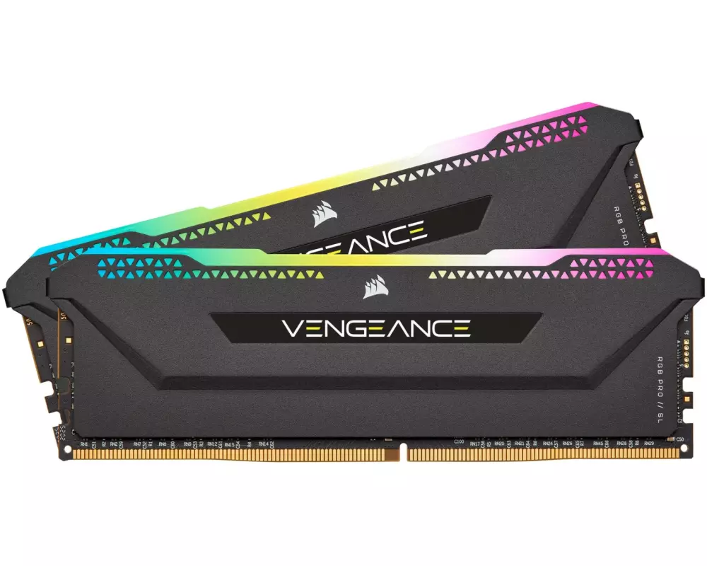 Corsair DDR4-RAM Vengeance RGB PRO SL Black iCUE 3200 MHz 2x 16 GB