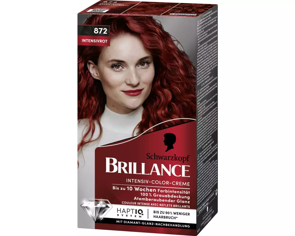 Schwarzkopf BRILLANCE Haarcoloration 872 Intensivrot