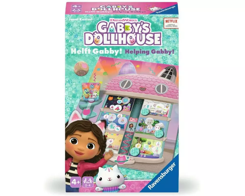Ravensburger Kinderspiel Gabbys Dollhouse – Helft Gabby!