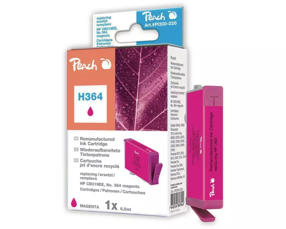 Peach Tinte HP Nr. 364 (CB319EE) Magenta