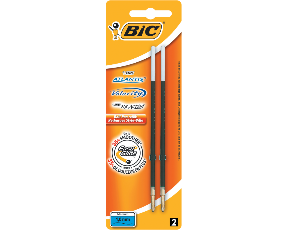 BIC Mine f.Atlantis Premium 0.4mm 8924101 schwarz 2 Stück