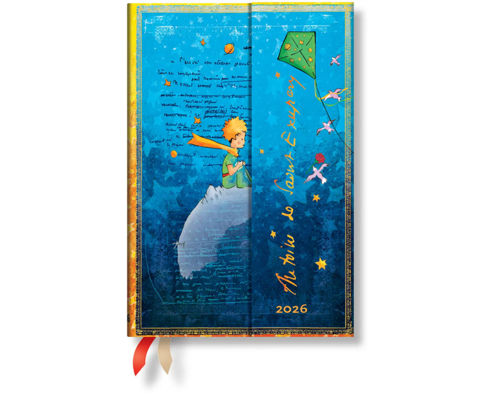 PAPERBLANKS Agenda Der kleine Prinz 2026 DD0550-7 1T/1S TAG Mini HC DE 9.5x14cm