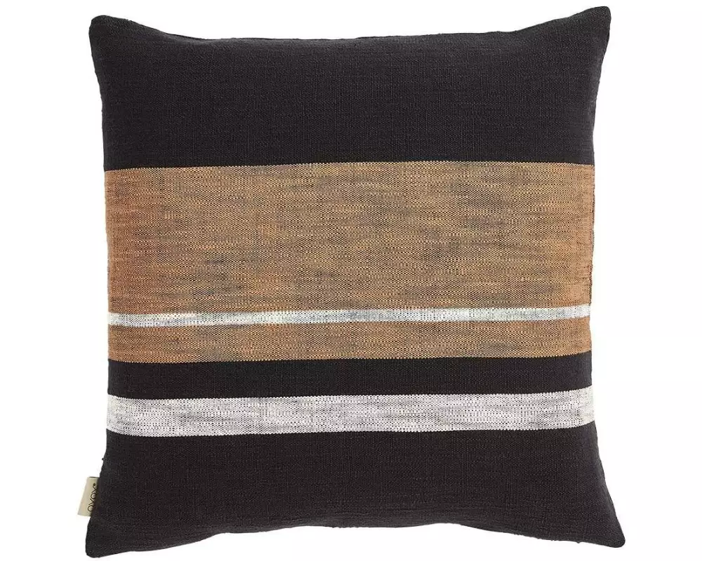 OYOY Kissenbezug Sofuto Cushion Square 50 x 50 cm, Anthrazit