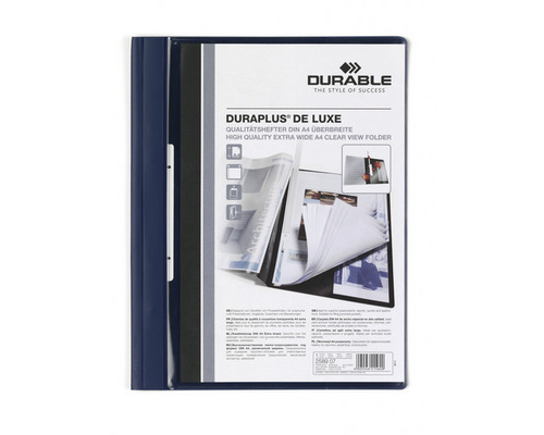 DURABLE Angebotsheft. DURAPLUS DE LUXE 258907 für 200 Blatt A4 dunkelblau