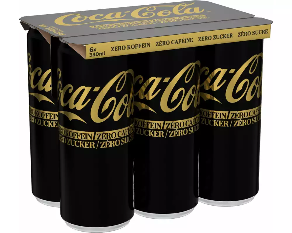 Coca Cola Soft-Drinks Zero koffeinfrei 6 x 0.33 l