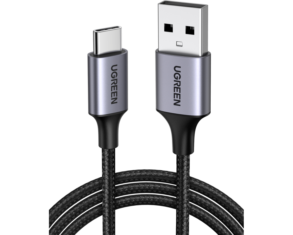 UGREEN Cable Fast Charging 3A Max 60128 2m,USB-At o USB-C,Black
