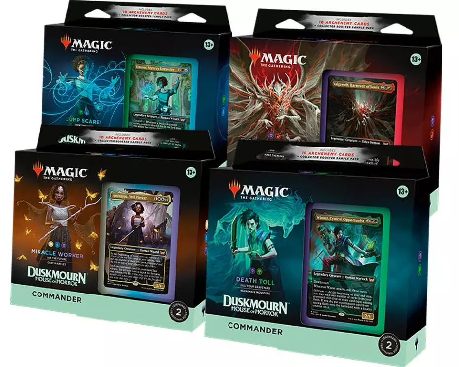Magic: The Gathering Duskmourn: House of Horror Commander-Decks Display -EN-