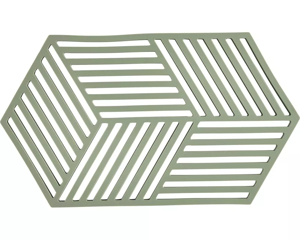 Zone Denmark Topfuntersetzer Hexagon Olivgrün