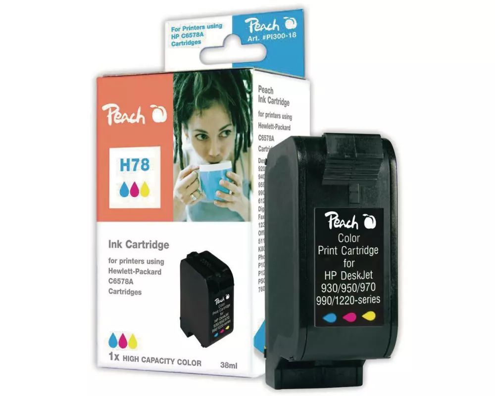 Peach Tinte HP Nr. 78 (C6578AE) C, M, Y