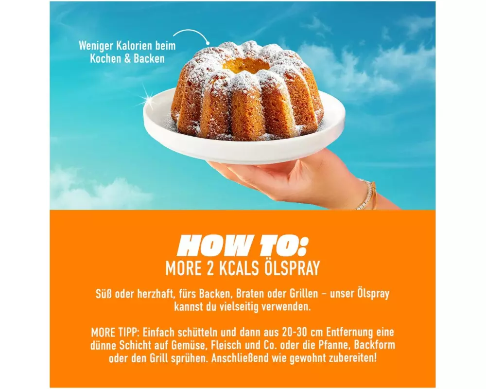 More Nutrition 2 KCALS Ölspray 200 ml