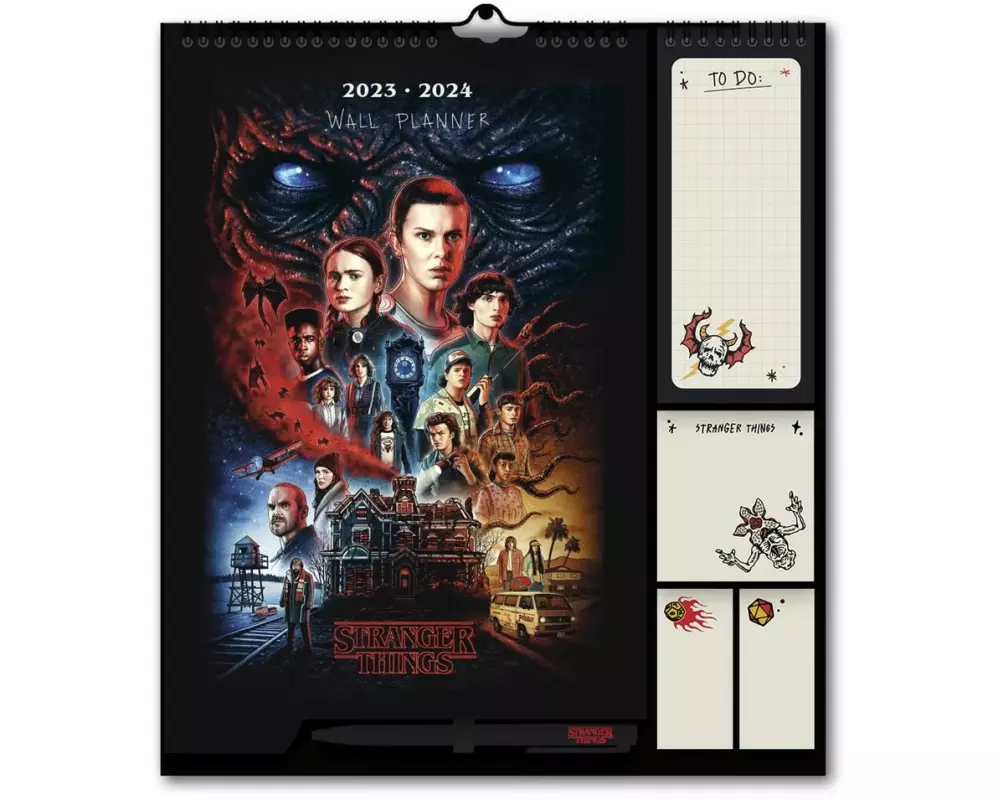 TH Wochen-Notizkalender Stranger Things 2024