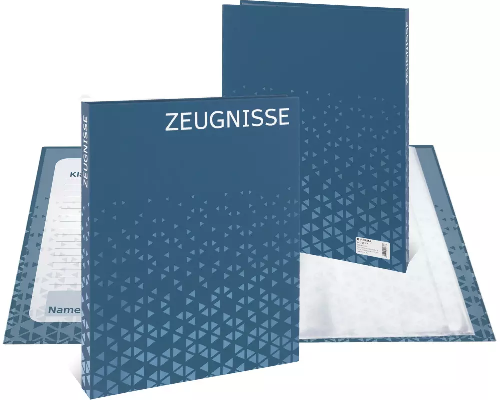 HERMA Zeugnismappe Karton Blau 1 Stück