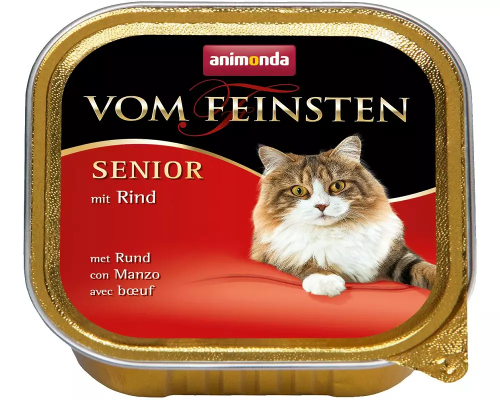 animonda Nassfutter Vom Feinsten Senior Rind, 100 g