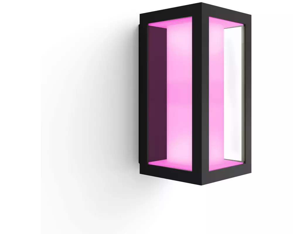 Philips Hue White & Color Ambiance Outdoor Impress Wandl. Schmal Schwarz