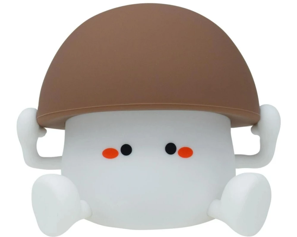 MARY'S Nachtlicht Pilz Weiss/Braun