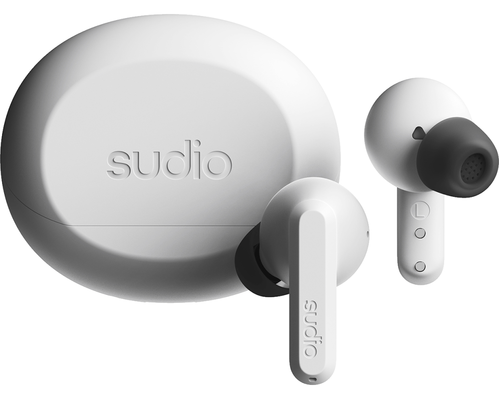 SUDIO Noise Cancelling Earbuds A3PROWHT A3 Pro, White, Wireless