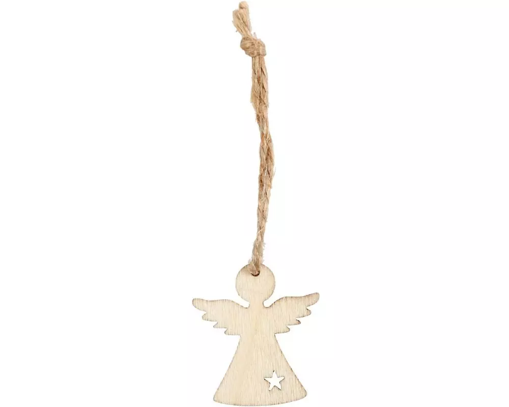 Creativ Company Weihnachtsdeko 24 Stück, 2.9 x 3.2 cm, Stärke 0.27 cm