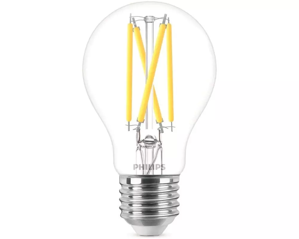 Philips Lampe LEDcla 60W E27 A60 CL WGD90 Warmweiss (WW)