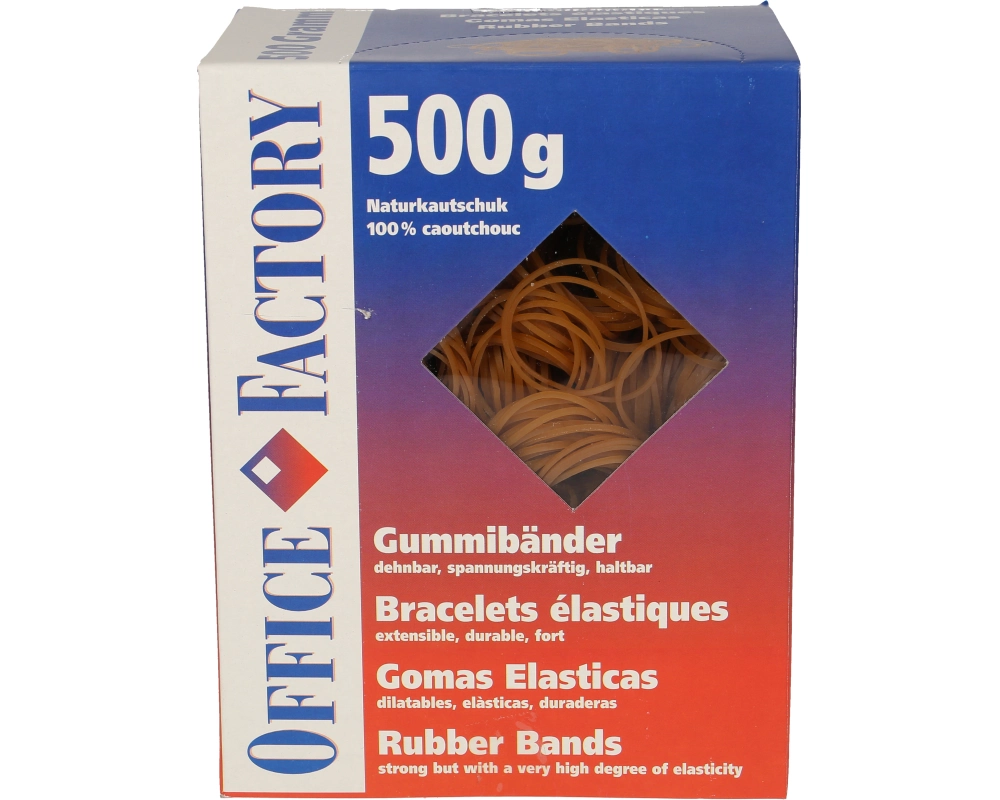 SMART OFFICE Gummibänder Nr. 5 500g 605514 1.3mm/30mm