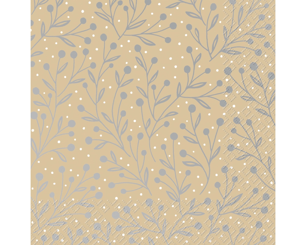 STEWO Serviette Jenara 33x33cm 2572553650 beige 20 Stück