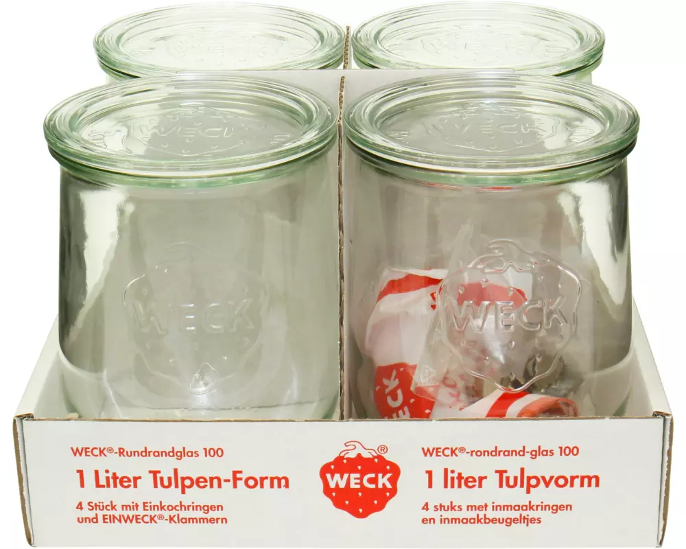 Weck Set Weck-Gläser 1000 ml