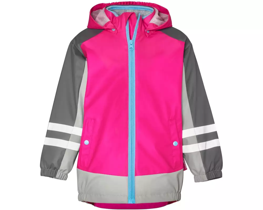 Playshoes Regenjacke 3 in 1 Gr. 104, Neonpink