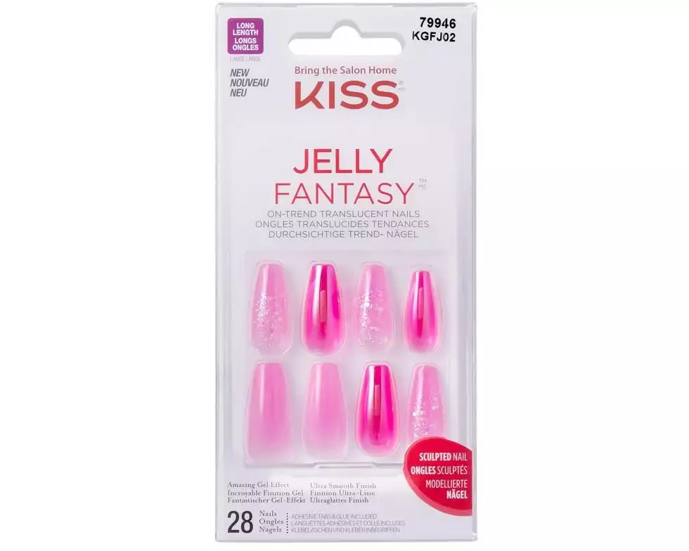 Kiss Kunstnägel-Set Fantasy Jelly Baby 28 Stück