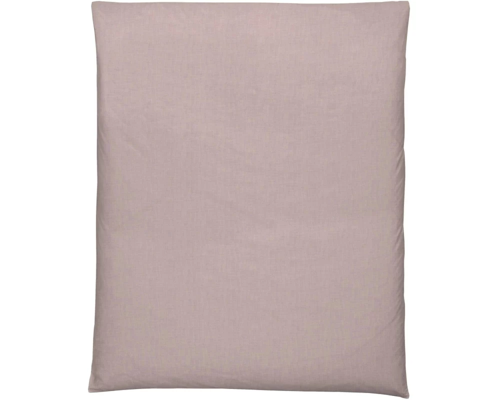 Home Fashion Duvetbezug Halbleinen uni mauve 160 x 210 cm