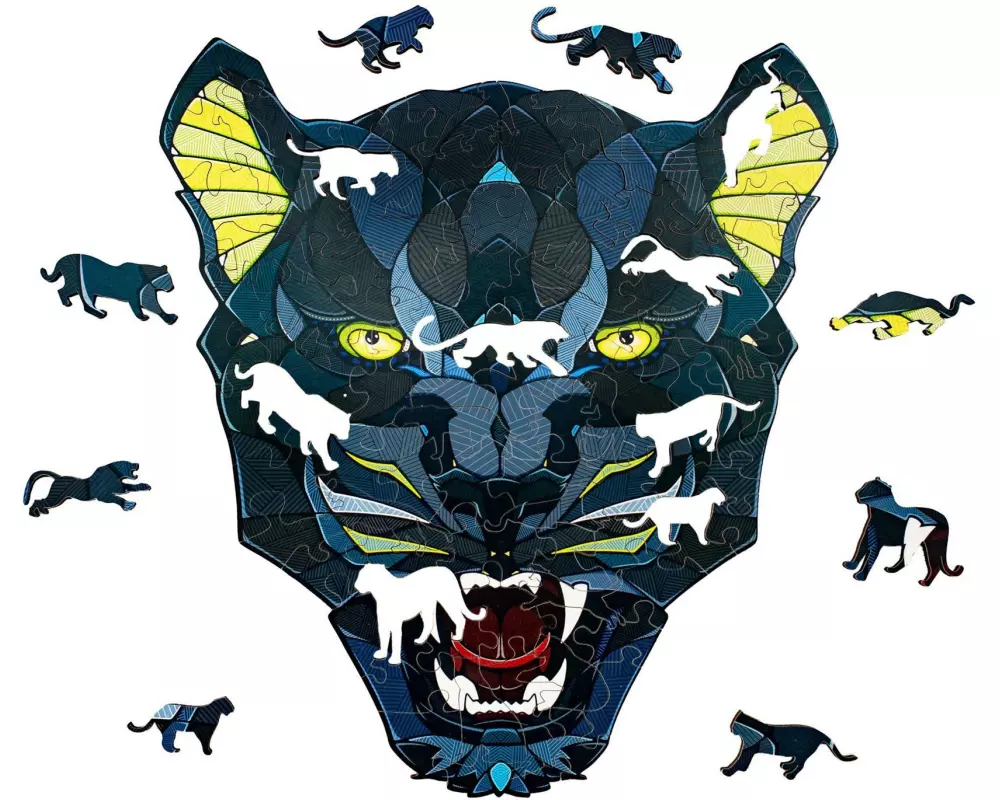 Eco Wood Art Holz-Puzzle Panther 102 Teile