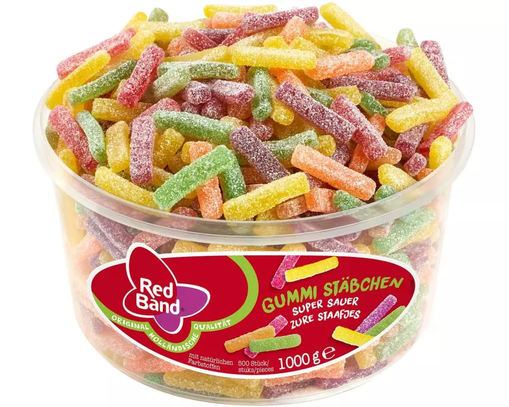 Red Band Gummi Stäbchen 1000 g