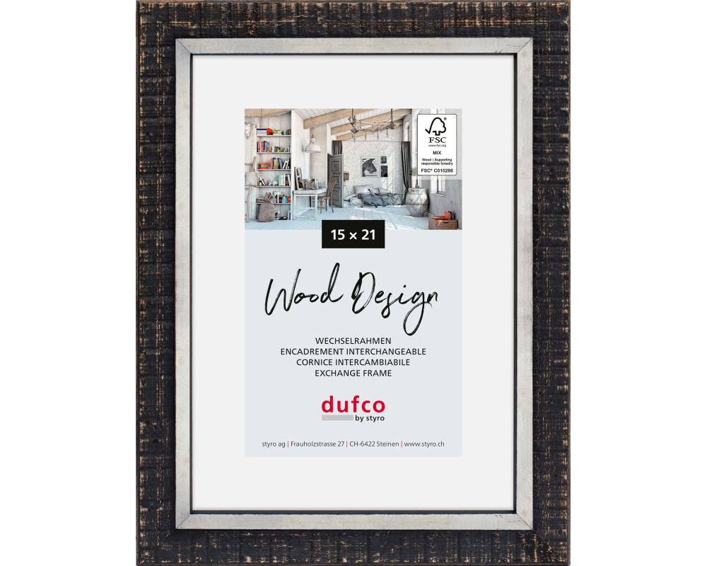 DUFCO Bilderrahmen Lima 15x21cm 1610.81132 anthrazit