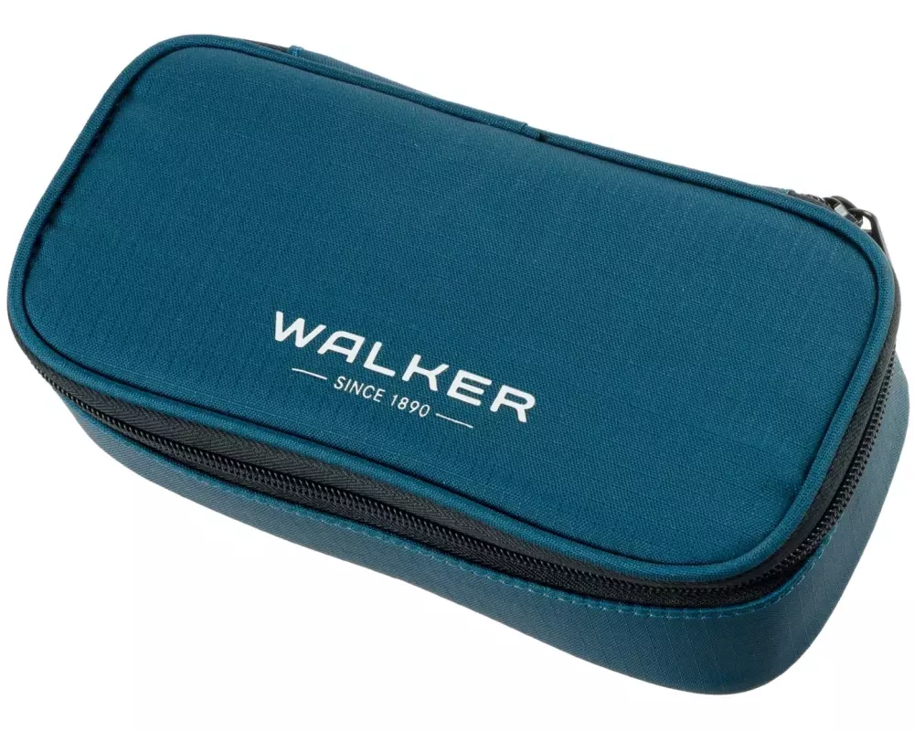Walker Etui Pencil Box 21 x 10 x 6 cm, Steel Blue