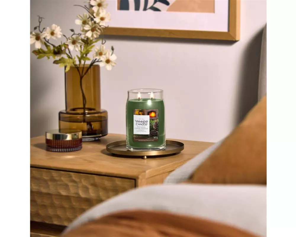 Yankee Candle Signature Duftkerze Balsam & Cedar Signature Large Jar
